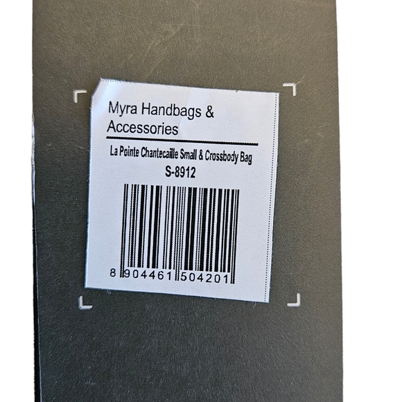 Ebony Woven Upcycled Canvas Crossbody Bag - Picture 2 of 6